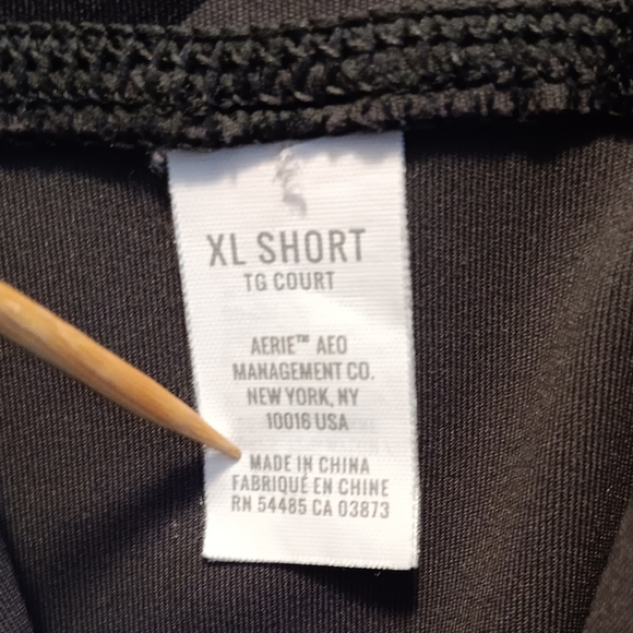 Aerie Chill Play Move Legging High Waist XL Short Cut Off Hem - Picture 4 of 16